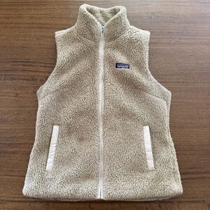 Patagonia Cream Fleece Vest